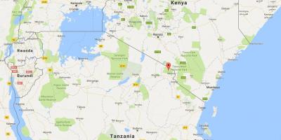 Tanzánia polohu na mape sveta
