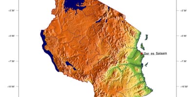 Mapa tanzánia fasáda